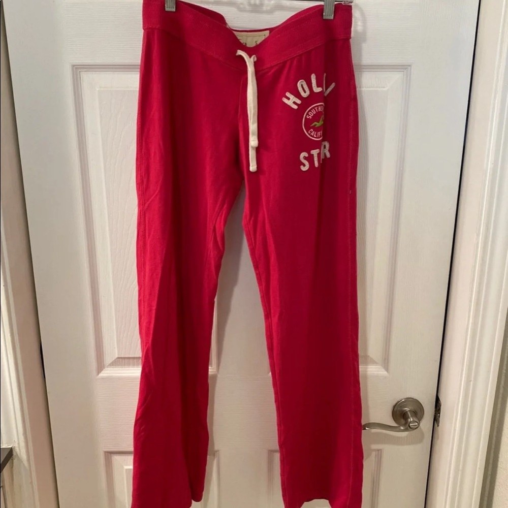 Hollister pink sweatpants